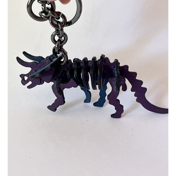 Rare 🦕 Coach Tricky Bag Charm Keychain Rexy Beasts Dinosaur - Picture 5 of 9
